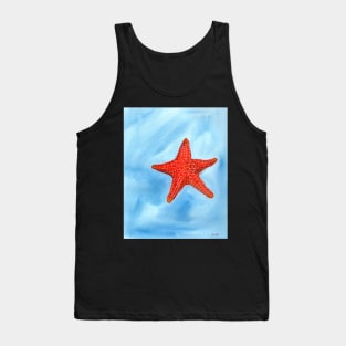 Starfish Watercolor Art Tank Top